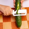 Multipurpose Kitchen Peeler with Stainless Steel Blade and Ergonomic Wooden Handle for Efficient Vegetable and Fruit Preparation