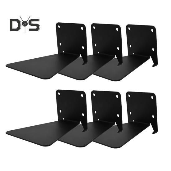 Invisible Floating Bookshelf Wall Mounted Book Shelves for Book Plants DVDs Iron Wall Organizer for Home Office Classroom