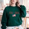 1776-2026 United States Happy Independence Day Sweatshirt of Freedom Patriotic Anniversary Gift Keep Warm Matching Hoodies Tops