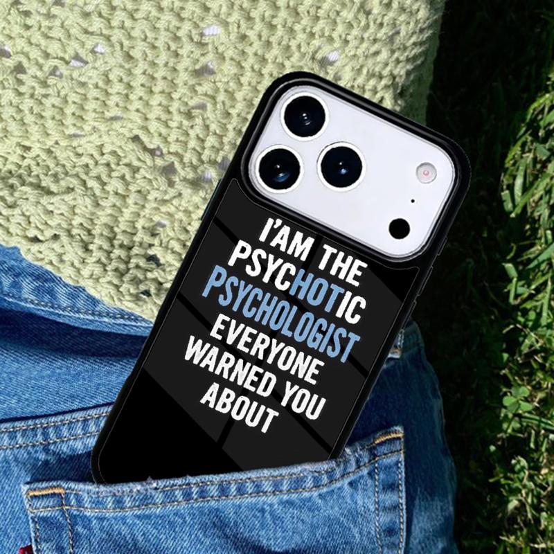 Vintage Awesome Psychologist Profession Psychology Phone Case Cover for IPhone 11 12 13 14 15 16e 17 Pro Max for IPhone 17 Air