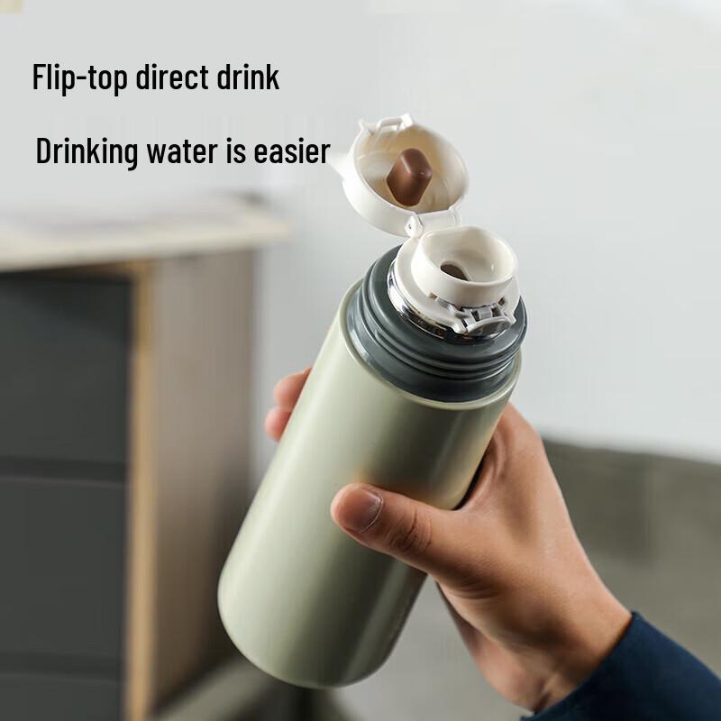 Fuguang 316 Stainless Steel Double-Drink Insulated Bottle