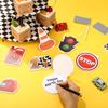 Seajan 36 Pcs Race Car Notepads Party Favors for Kids Fuel Tank Tire Roadblock Flag Traffic Light Helmet Racing Car Trophy Stop for Kids' Birthday