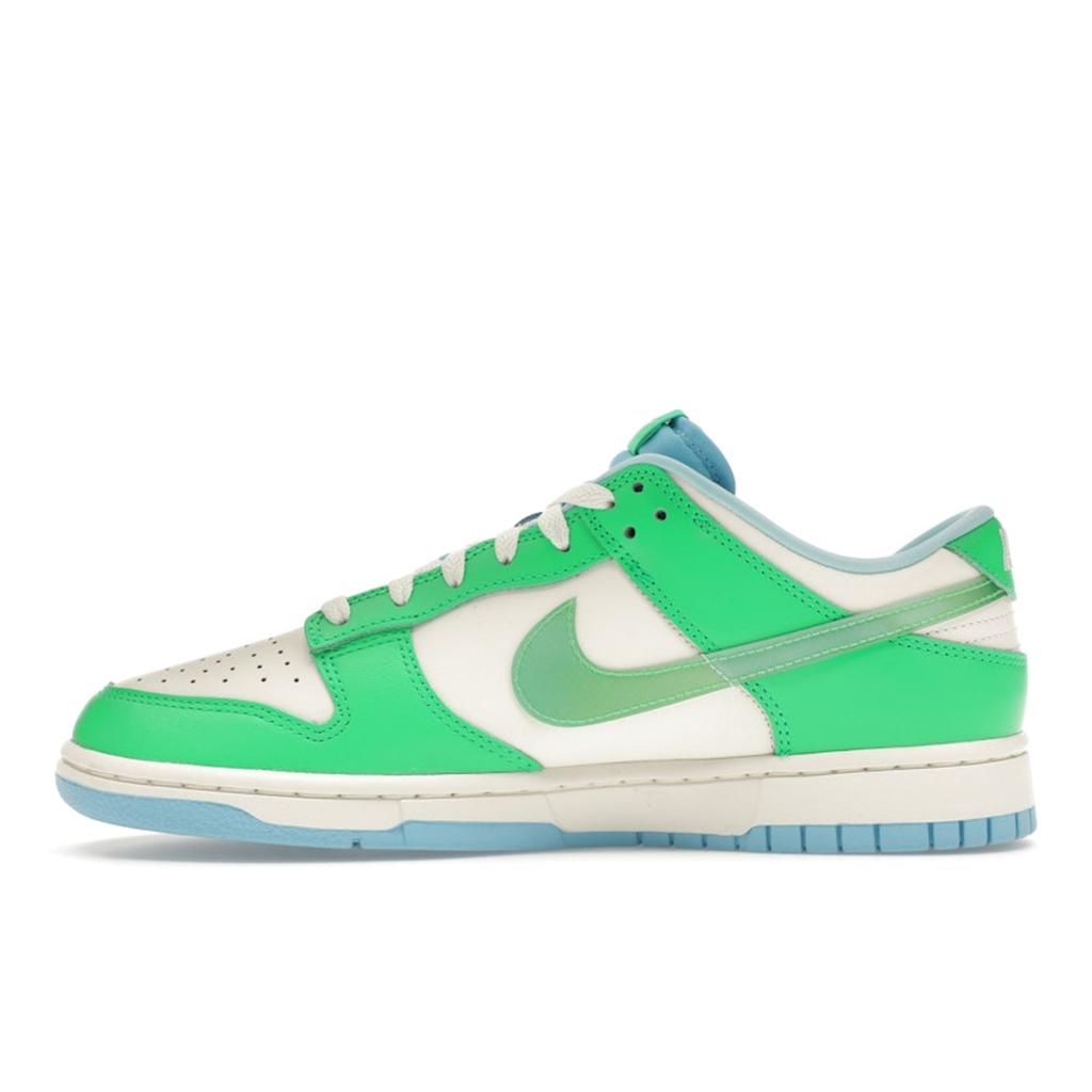 Nike Dunk Low Green Shock Men Sneakers Aquarius-Blue Sail Vapor-Green FZ4015-399