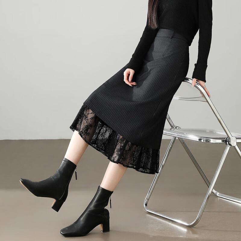 Demana Elegant High-Waist Pencil Skirt