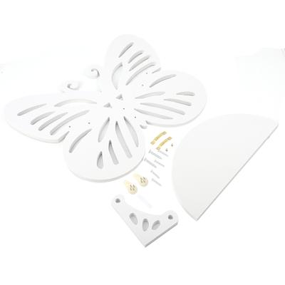 Scaffale portaoggetti a forma di farfalla Mensola a muro Stile rurale Decorazione per la casa