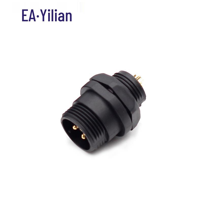 EC13 Waterproof Push-in Connector: Tail Wire-Welded, 2/3/9-Core for Navigation Systems.
