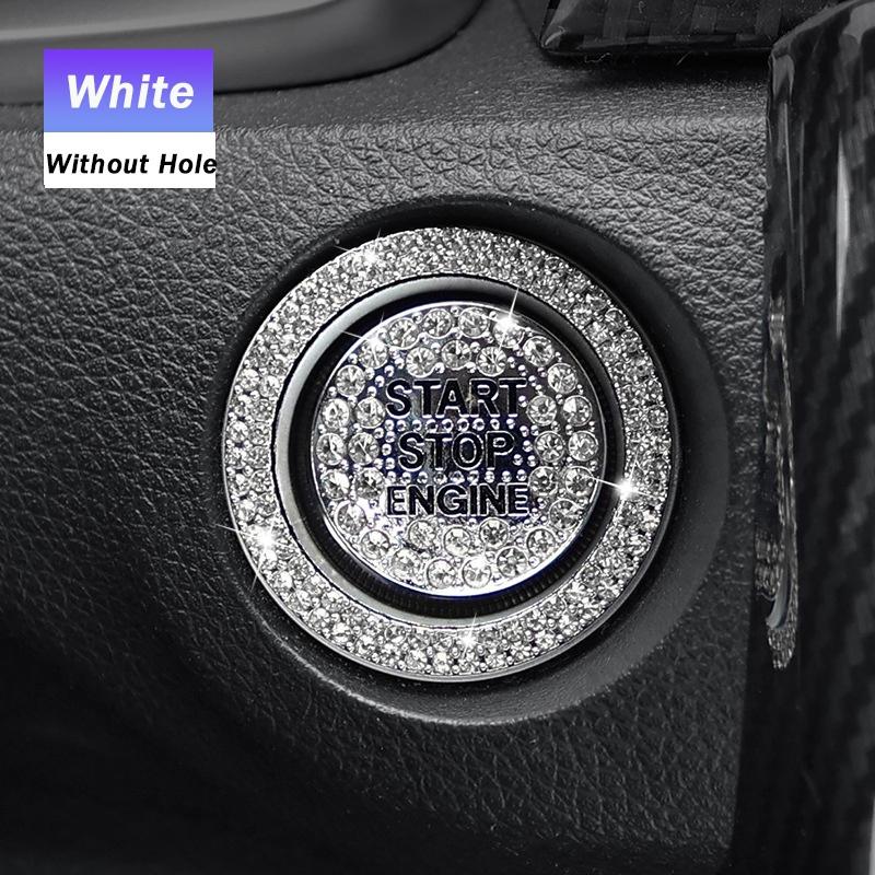 

1 шт. автомобильные украшения, автомобильные аксессуары, стразы, универсальный кристалл, старт-стоп, крышка переключателя зажигания