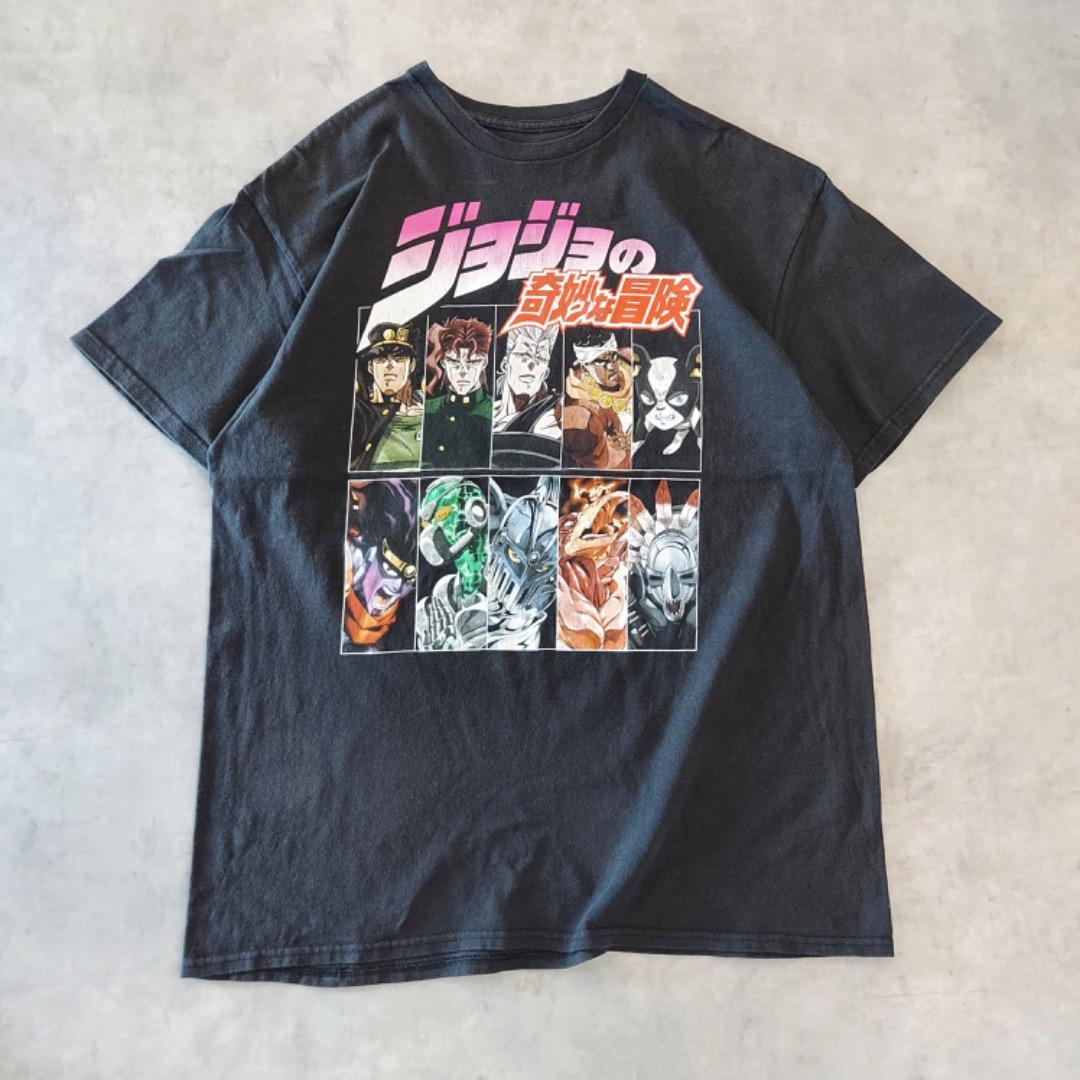 

[USED] JOJO JoJo s Bizarre Adventure Printed T-Shirt Anime T L Black 14263