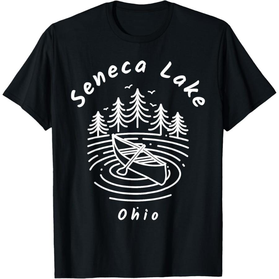 

Seneca Lake Senecaville Ohio Ohio T-Shirt XXXXXL чорний