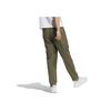 Adidas Brand Logo Solid Color Elastic Waist Straight Leg Track Pants Men Bottoms Olive IP3976