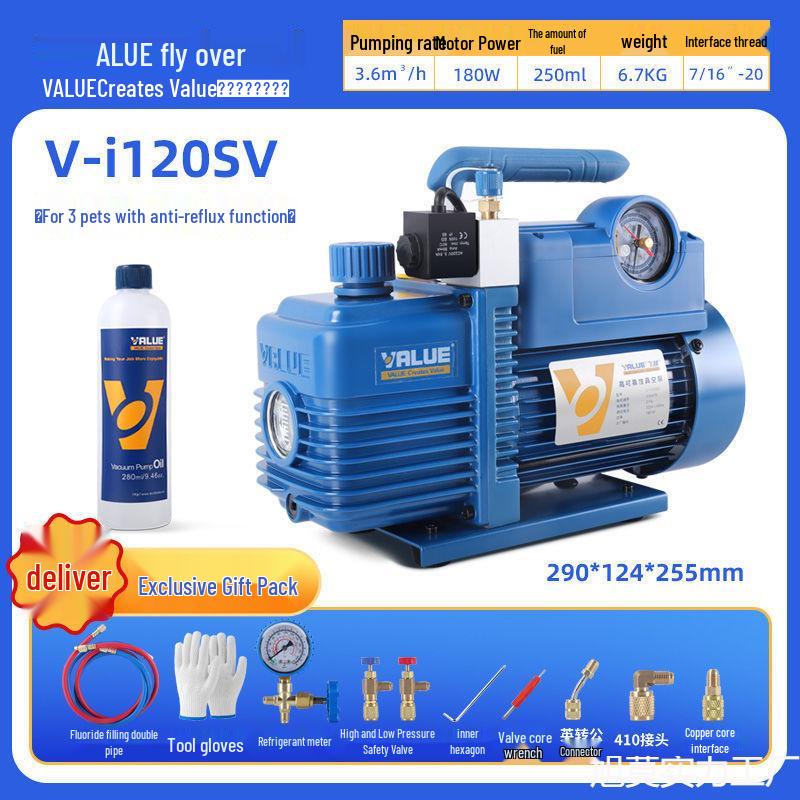 Air Conditioner & Car Refrigerator Vacuum Pump for Refrigerant Handling