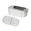 Portable Aluminum Lunch Box Leak Proof Bento Lunch Container Insulated Lunchbox Outdoor Camping Food Storage Box