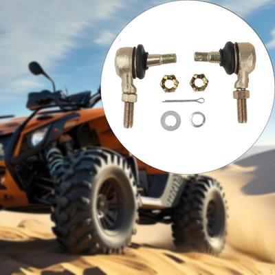 2Pcs Tie Rod End Kit 51260-07G01 Easy Installation Link Adjuster Professional High Reliability