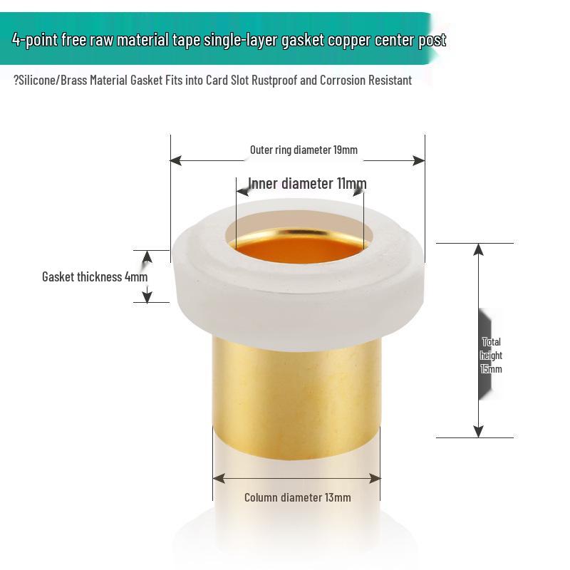 High-temp resistant rubber silicone sealing washer with flat mesh gasket for 4-point water heater and 6-point water meter shower inlet hose.