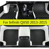 Car Floor Mats For Infiniti QX50 2013 2014 2015 Carpets Waterproof  Interior Accessories Foot Rugs Auto Parts Pedals Pads