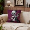 Horror Terrifier Cushion Cover Cushion Cover Set 4Pcs 50x50 45x45 40x40 Pillowcase Decorative Sofa Home Decor