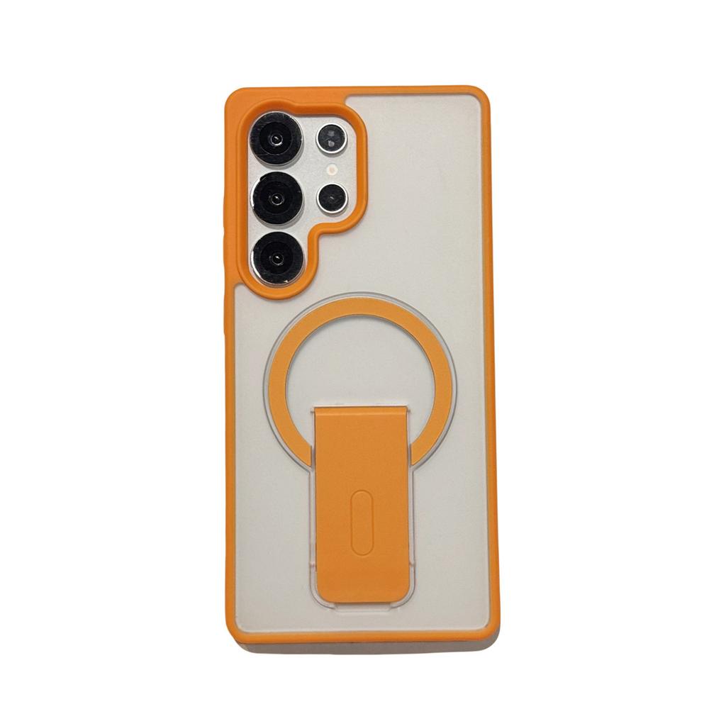 The New Model Is Suitable for Samsung S26ultra Anti-drop Mobile Phone Case S25 Invisible Bracket, Transparent S24 All-inclusive Protective Case.