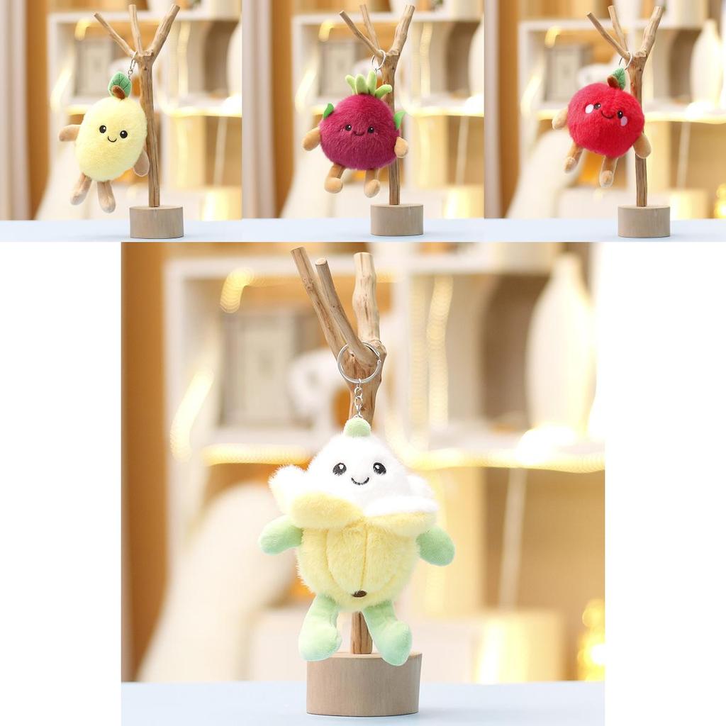 Fruit Plush Toy Banana Cartoon Soft Short Pile For Kids Gift Collection