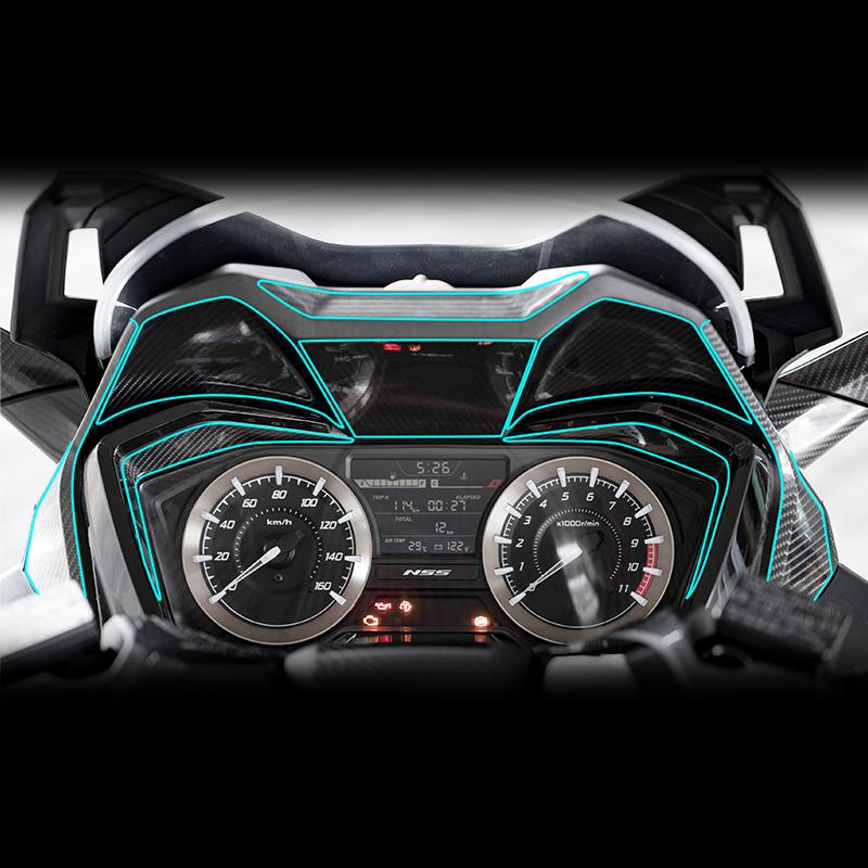 Used For Honda Forza 350 Carbon Fiber Scratch-Resistant Stickers Body Decorative Protection Motorcycle Accessories