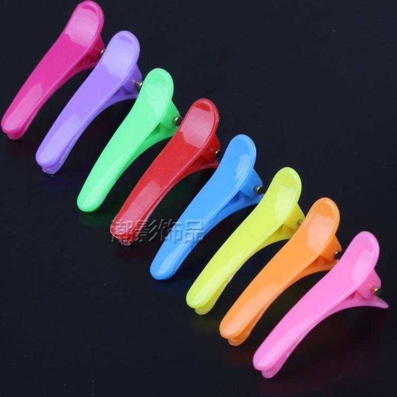 Children's Jelly Hair Clips Hair Care Tools Plastic Duckbill Clips Girls' Hair Care ProductsSmall Gifts Side Clips