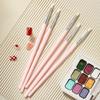 5 Stück/Set Silikon Nail Art Stift Pinsel UV Gel Politur Spitze 3D Bild DIY Punktier Politur Pinsel Skulptur Stift DIY Maniküre Werkzeug