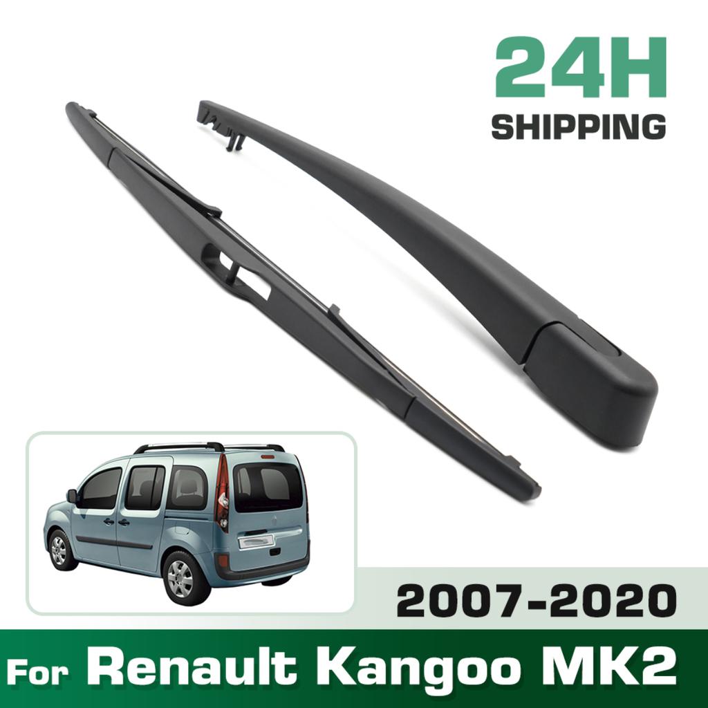 Wiper Rear Wiper Arm & Blade Set For Renault Kangoo MK2 2007 - 2020 Windshield Windscreen Tailgate Window Rain Brush