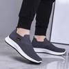 Men's Breathable Comfortable Knit Sneakers Non-Slip Casual Slip-On Shoes for Outdoor Shoes