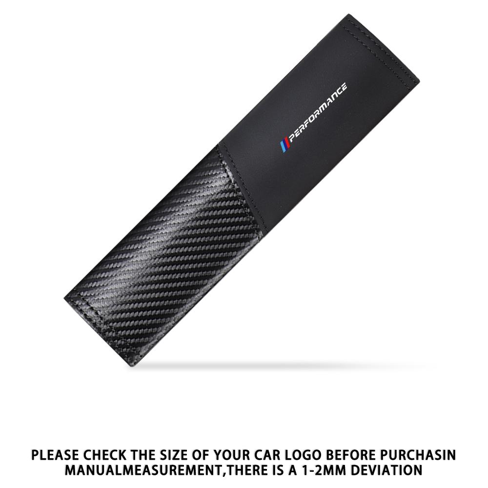 2pcs Carbon Fibre Seat Belt Covers Car Shoulder Pad Seat Belt For BMW E46 E90 E60 F30 E87 E36 F20 E92 Serie 1 Car Accessories