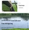 Portable Outdoor Mesh Gazebo: Large Sunshade Tent with Mosquito Net for Beach or Camping
