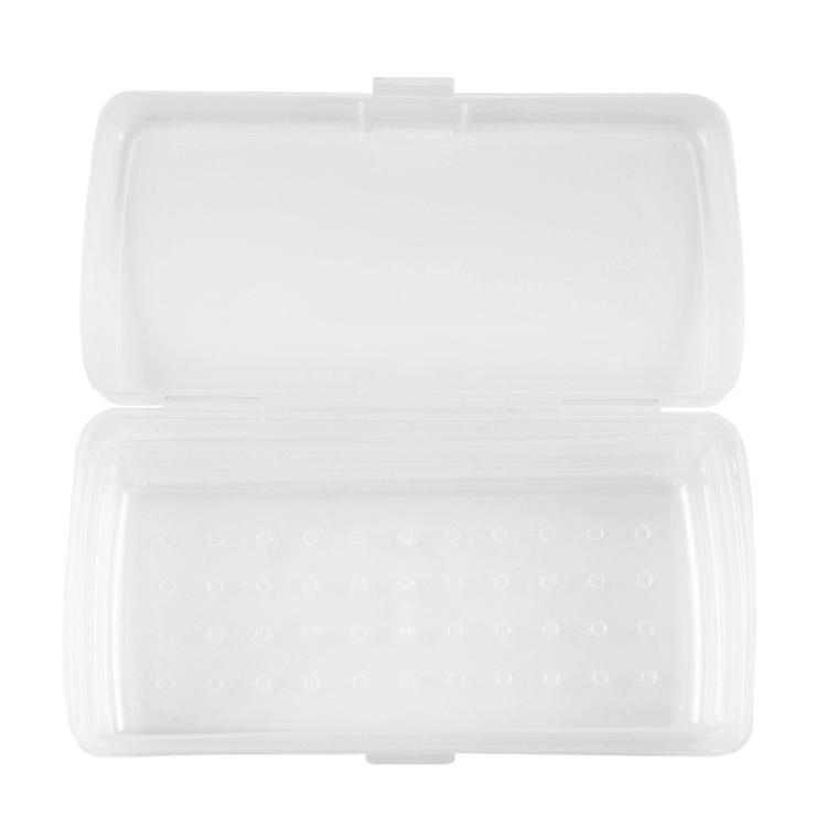 Quick Dry Manicure Equipment Disinfections Box Alcohols Immersions Cleaning Case Portable PP Construction Hygiene Case