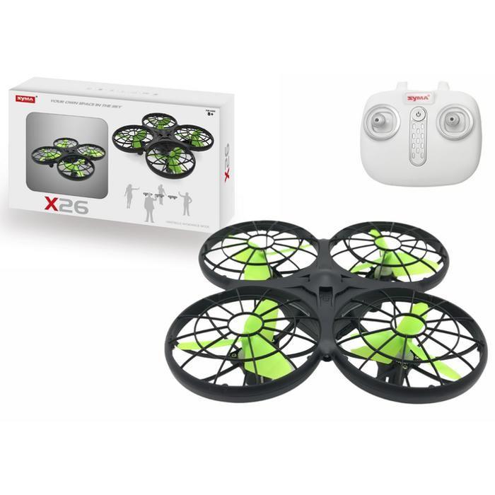 Drone télécommandé - LEAN TOYS - X26 SYMA - Noir - Évitement d'obstacles - Portée 30 m