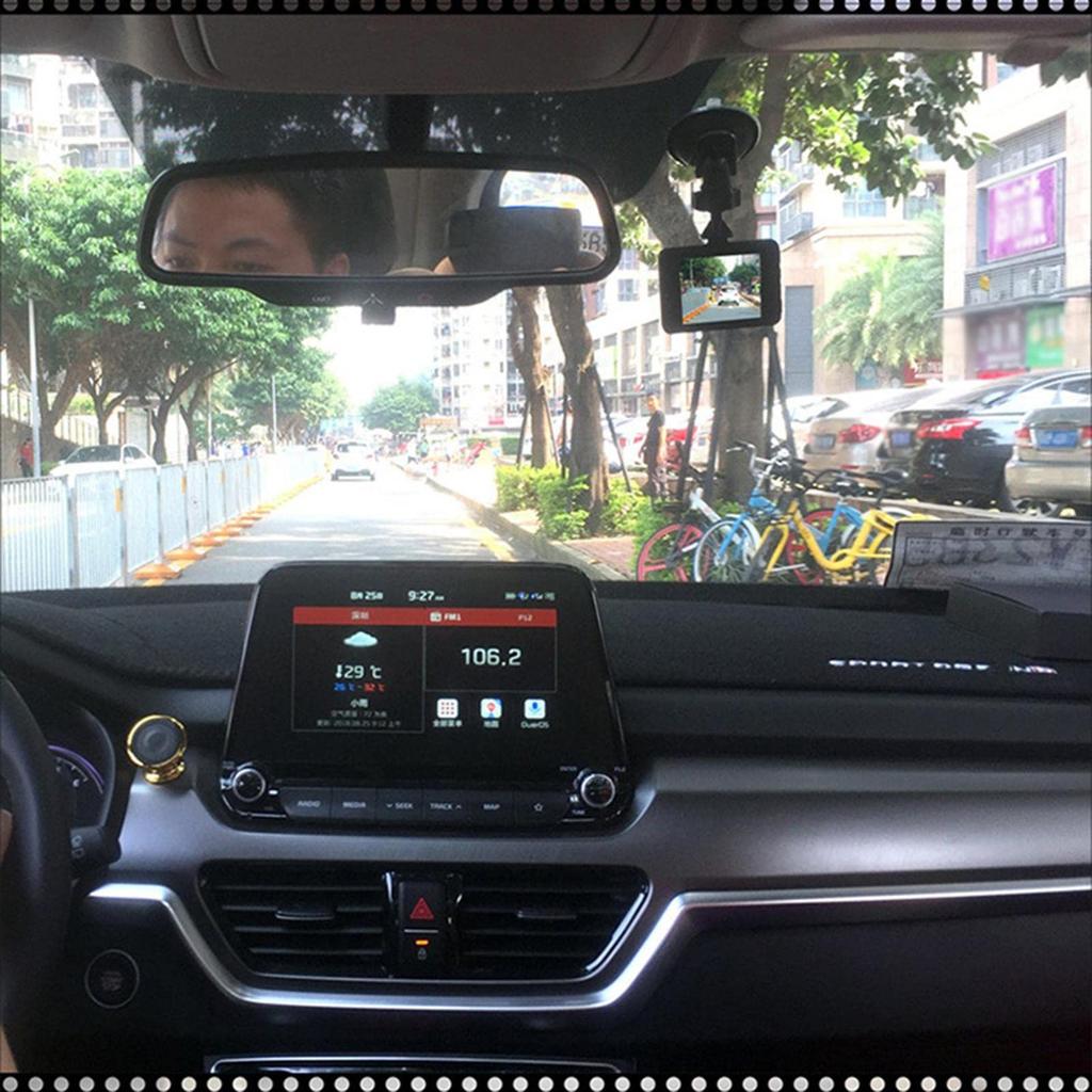 LckCryspho FHD 1080p Dash Camera Loop Recording, Night Vision Mode, 32GB SD Compatible, For Car Use, Black