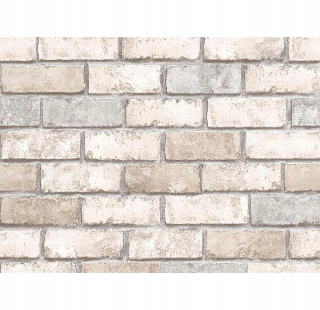 Vinyl Wallpaper on Non-Woven Backing, Brick Imitation, 10m