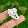 Natural Owyhee Blue Opal Skull And Bone Adjustable Ring 925 Silver For Women