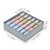 Clothes Ties Underwear Storage Organizer Foldable Large Capacity Drawers Clothes Organizer Compartments 24-Grid