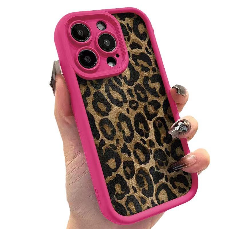 Retro Leopard Print Is Suitable for Iphone16pro Mobile Phone Case Apple 15 Anti-drop 14 Retro 13promax New 12x.