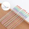 50Pcs Crystal Eyelash Brush Microbrush Cosmetics Tool Eyelash Brushes Rainbow Color Eyelashes Extension Spoolie