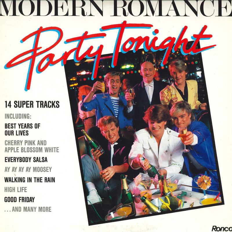 LP Record MODERN ROMANCE - Party Tonight RONLP3 RONCO 1983 UK Rock Used
