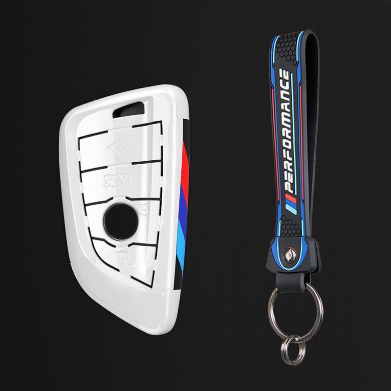 Applicable To BMW 3 Series 5 Series Blade Key Set 1 Series 2 Series Sports Shell X5X3X6X1 Carbon Fiber Pattern All-inclusive Coating Buckle