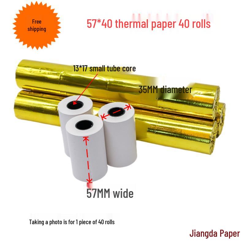 57x40 Thermal Paper for Meow Meow Machine Receipt Printer
