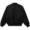 New Era MLB Solid Color Baseball Collar Hidden Button Drop Shoulder Long Sleeve Jacket Unisex Jacket Black 14397945