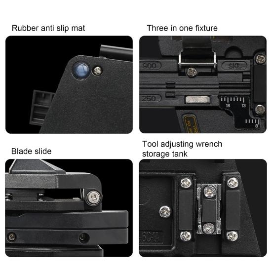 SKL-6C Fiber Cleaver High Precision Cold Connection Hot Melting Metal Small Optical