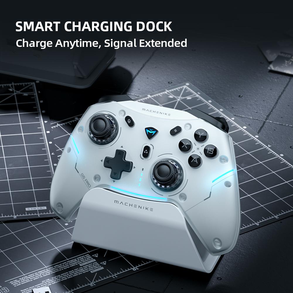 MACHENIKE G5Pro Max SE Gaming-Controller Mit Ladestation Optionale Hall-Effekt-Joysticks Trigger RGB-Licht Kabelloses Gamepad