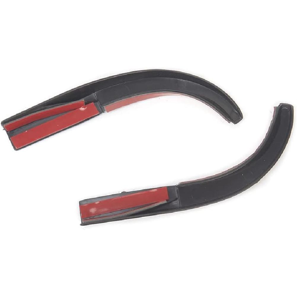 Driverter Rain Gutter for Jeep Wrangler JK JKU Sports 2007-2017 Exterior Accessories Roof Hard-Top ABS Rain Groove Diverter Black, 2-PACK