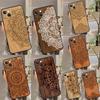 Mandala Floral Wood For Huawei Nova 7i 8i 11i 12i Y73 Y72 Y61 Y91 Y90 Y70 Y60 9 10 SE 11 Pro P30 P40 Lite Case