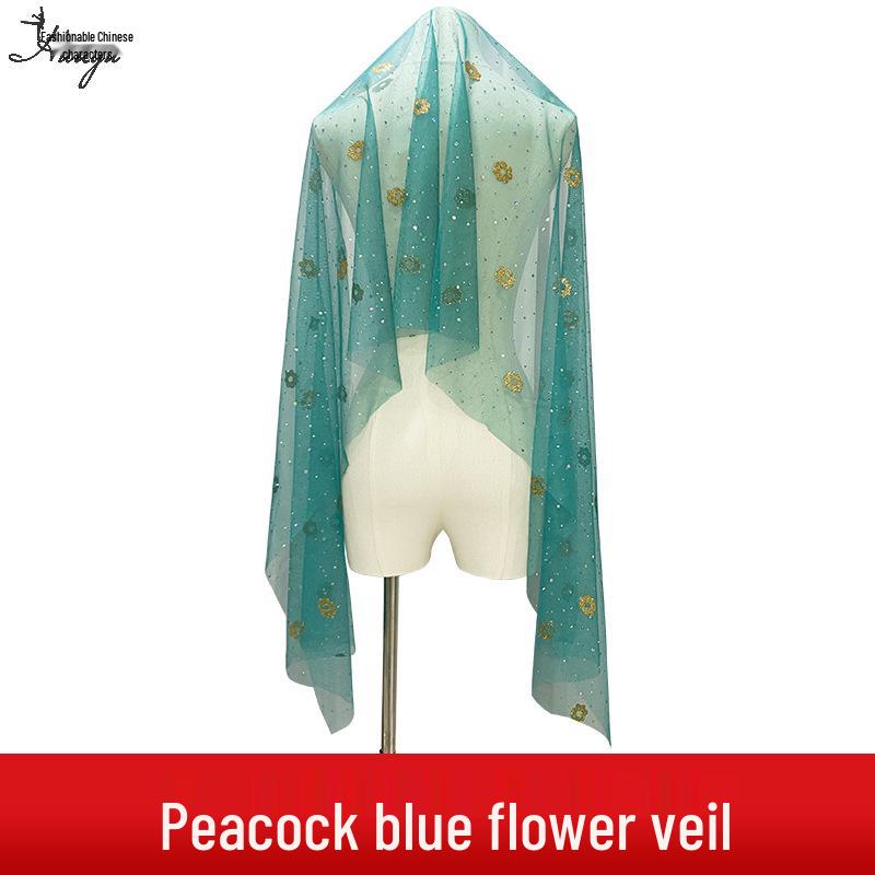 Belly Dance Bollywood Scarf Veil – Women's Hot Stamping Dance Accessory