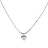 Silver Titanium Steel Love Necklace Women's Ins Tide Niche Design Simple Fashion Collarbone Chain Temperament Versatile Sweater Chain