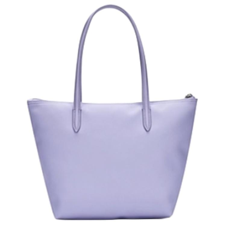 LACOSTE PVC Tote Bag, Shopping Bag, Shoulder Bag Medium Women's Light Purple NF2037PM-R47