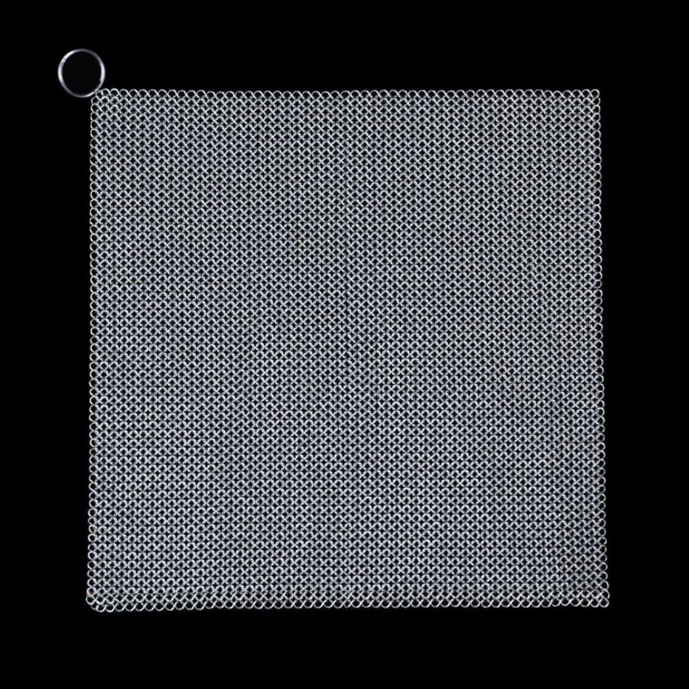 Square Stainless Steel Dishcloth Rust-free Pot Brush Kitchen Cleaning Tools Steel Wool  Glass