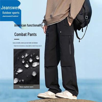 Pantalons de Trekking d'Extérieur Coupe Droite pour Homme Jeanswest